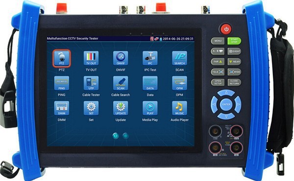 ARDUINO AG-IT1008+TMF - CCTV tester pro IP kamery, TURBO HD kamery, HDMI I/O, měření útlumu, POE