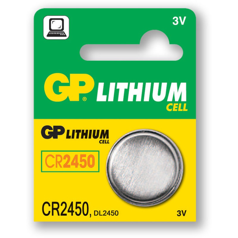Baterie TYP 2450, GP lithium (0702-159) - pro mini-magnet DCT2