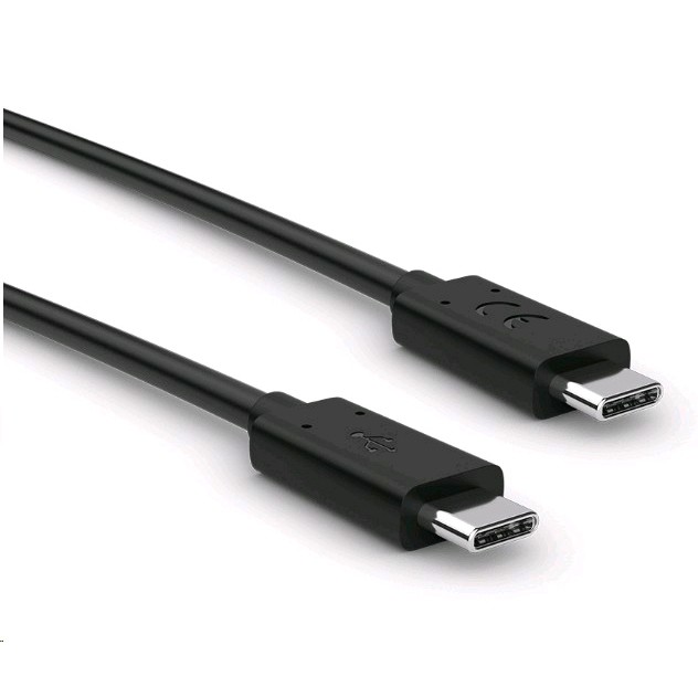 YANL Propojovací kabel USB-C na USB-C, 5A, 0,5m, černý