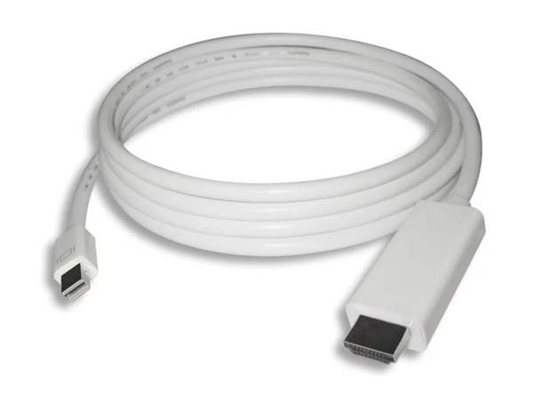 PremiumCord mini DisplayPort - HDMI kabel 1m bílý, HDTV, 1080i, 1080p, 2,25Gbps
