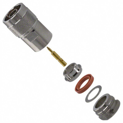 YANL NC22 - Konektor, vidlice, přímý, 50Ω, 7C2V, RG213, RG8, na kabel, teflon