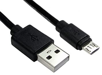 YANL USB 2.0 propojovací A-B micro 25 cm, barva černá