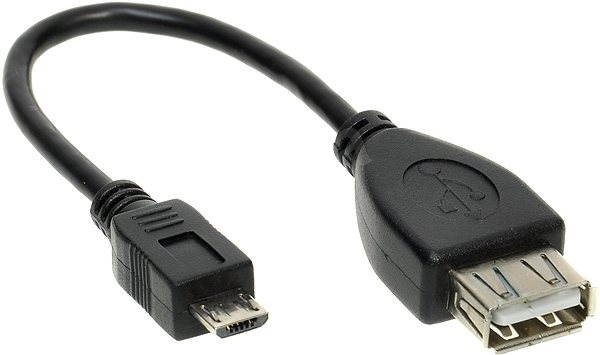 YANL kabel USB A/f - Micro USB/m 15cm
