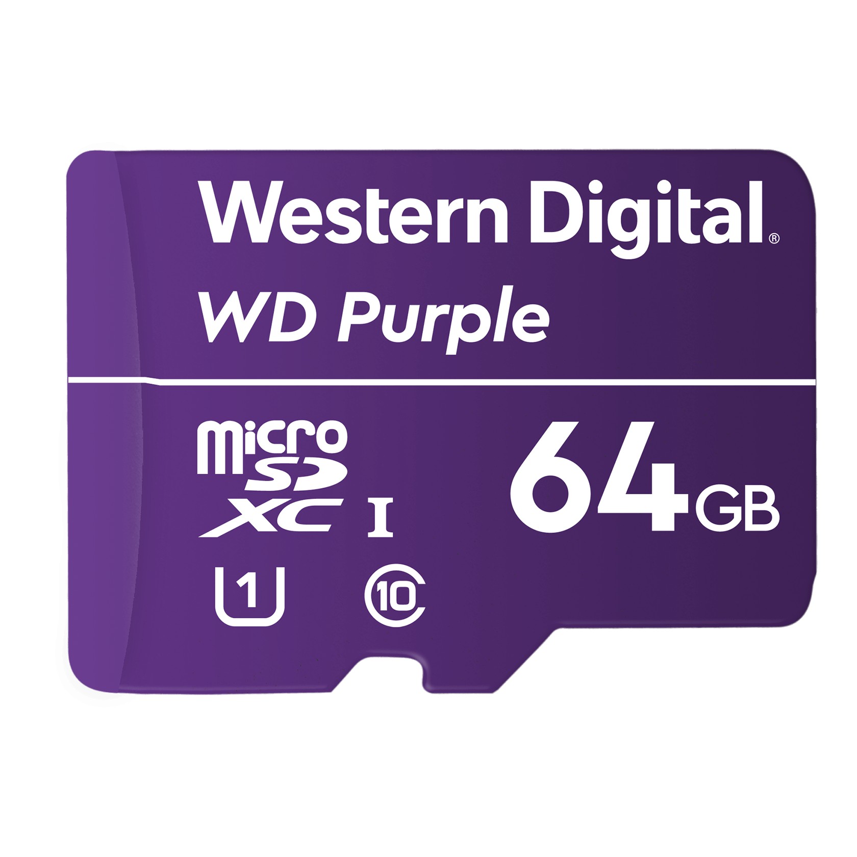 Western Digital WDD064G1P0A - paměťová karta MicroSDXC 64GB, WD Purple