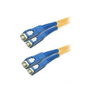 XtendLan FOP-SCSC-D-1-9 - Patch kabel, optický, SC-SC, PC, 9/125, duplex, 1m, LS0H, ZWP, G.652d