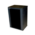 XtendLan WS-12U-64-BLACK-P - (NETXTE7129) - Rozvaděč, RACK 19", na stěnu, jednodílný, výška 12U, 600x450, dveře prosklené, černý