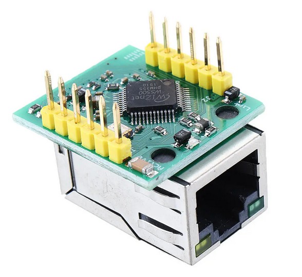 Arduino Ethernet W5500 - Lan modul TCP/IP, USR-ES1, ENC28J60, W5500 Chip SPI na LAN/ Ethernet