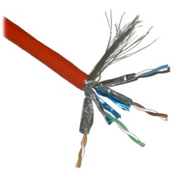 Síťový kabel PLANET FTP Cat6a 4pár 1m