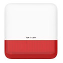 Hikvision DS-PS1-E-WE (červená) - AX PRO Bezdrátová venkovní siréna, červená