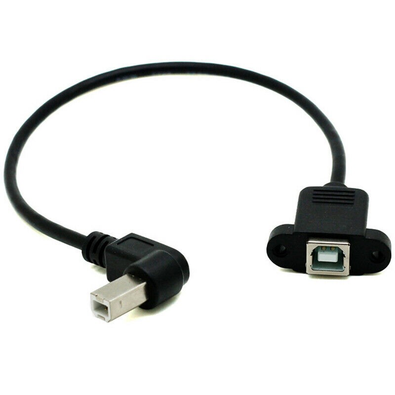 YANL Prodlužovací kabel USB 2.0 typu B se zahnutým konektorem