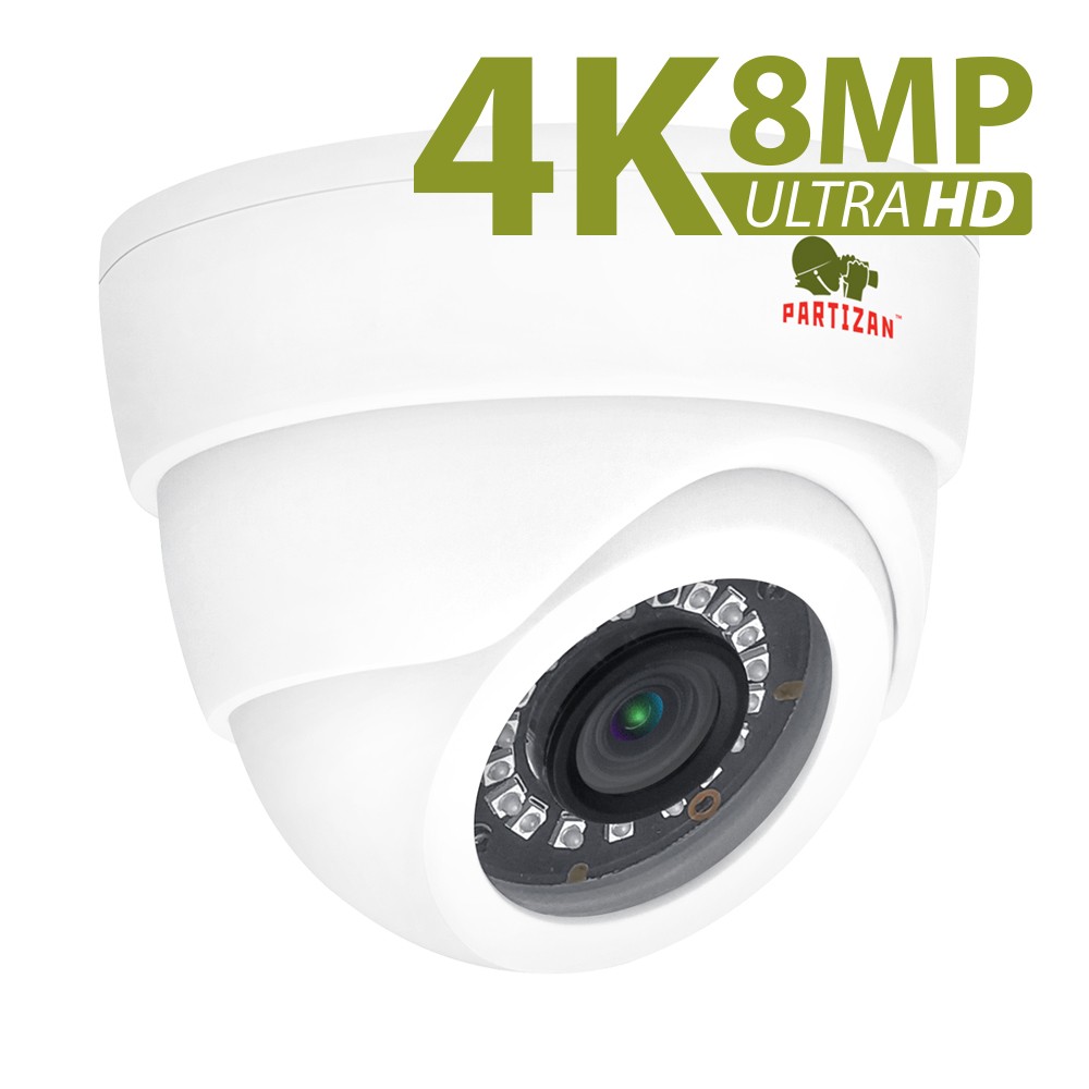 PARTIZAN 8.0MP (4K) AHD kamera CDM-333H-IR UltraHD Metal