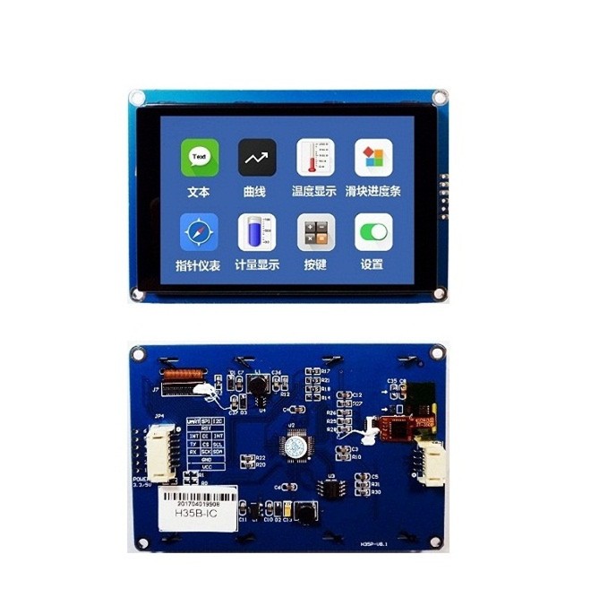 Arduino HEADSUN H35B-IC - kapacitní dotyková obrazovka pro Arduino, 3,5" HMI I2C TFT LCD, 480x320