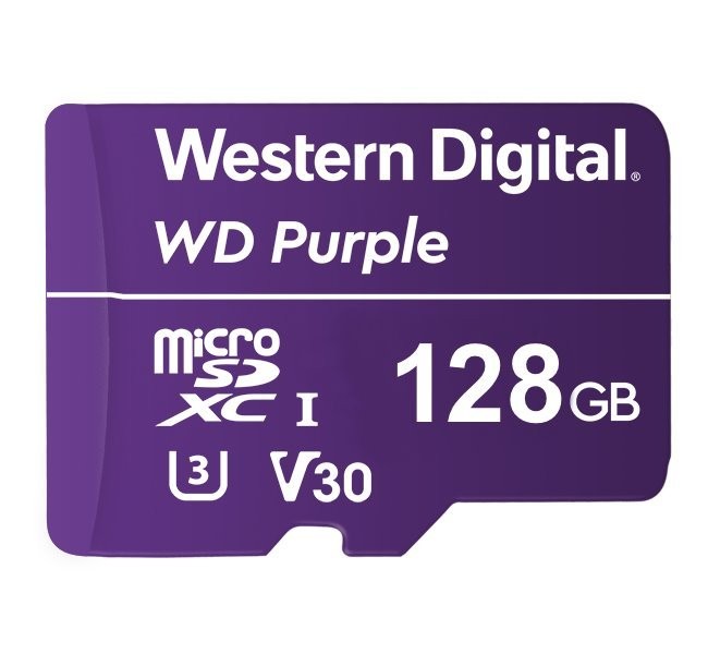 Western Digital WDD128G1P0A paměťová karta MicroSDXC 128GB, WD Purple