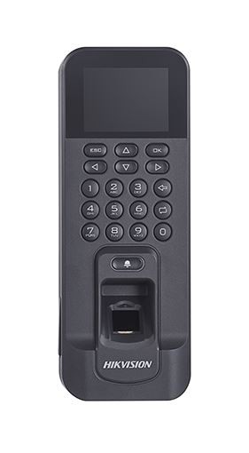 Hikvision DS-K1T804BMF přístupový IP terminál s RFID (Mifare karty) a otiskem prstu