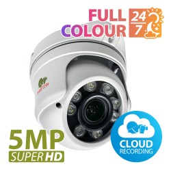 PARTIZAN 5.0MP IP Varifocal kamera IPD-VF5MP-IR Full Colour Cloud