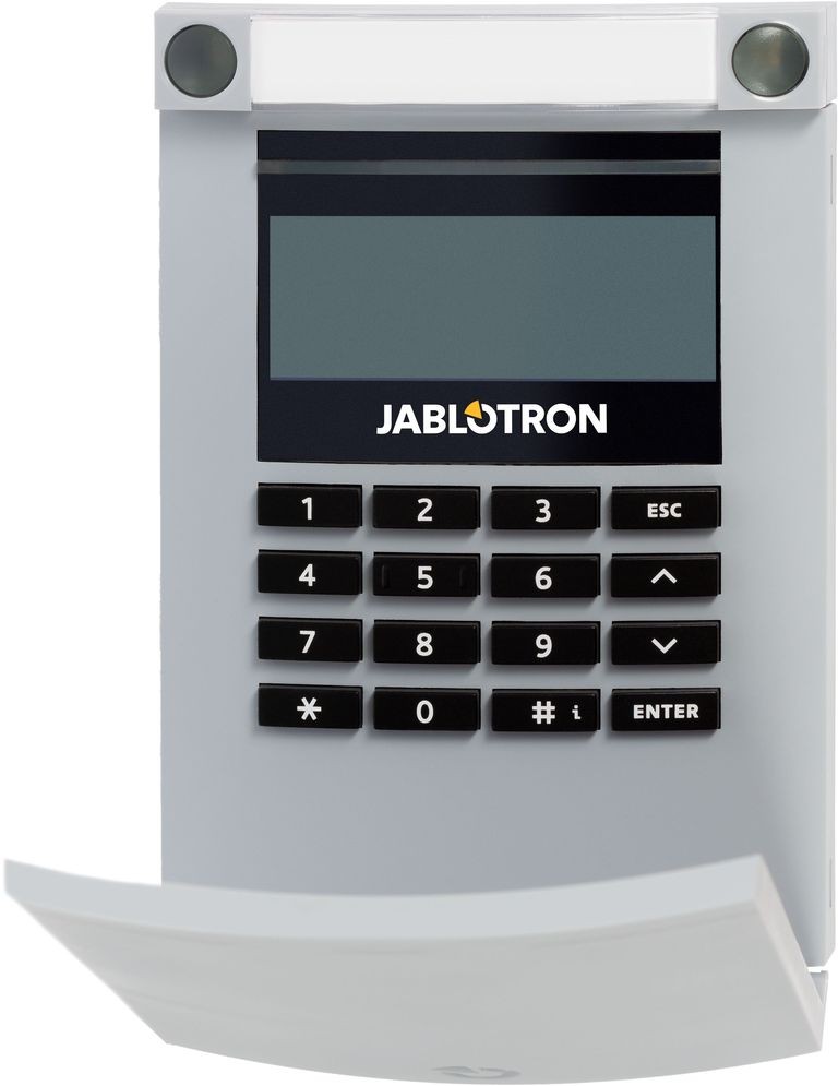 JABLOTRON JA-114E-GR sběrnic. příst. mod. s LCD, kláv. a RFID-šedý