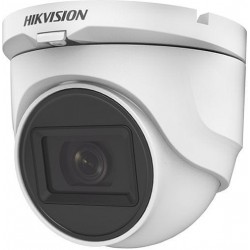 HIKVISION DS-2CE76H0T-ITMFS - (2.8mm) - 5Mpix, 4v1 dome ball kamera, 2,8mm, DWDR, EXIR 30m, mikrof.