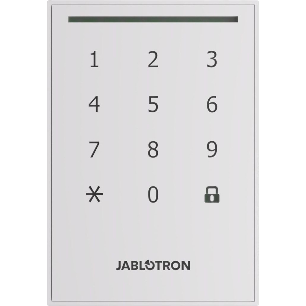 JABLOTRON JA-121E-WH dotyková klávesnice - bílá