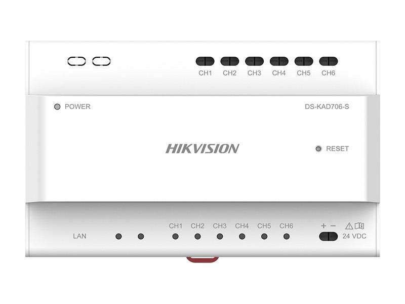Hikvision DS-KAD706-S distributor pro dvouvodičový systém videotel. 2.gen.