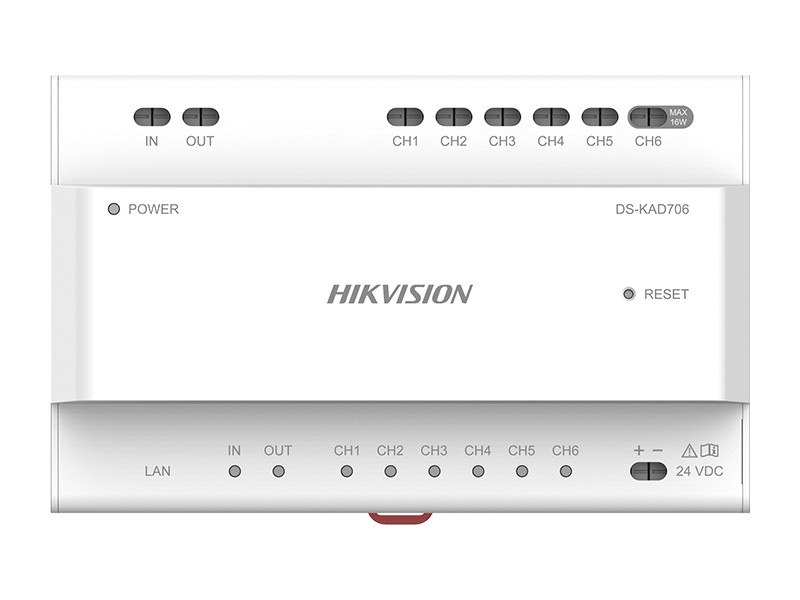 Hikvision DS-KAD706 distributor pro dvouvodičový systém videotel. 2.gen.