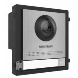 Hikvision DS-KD8003-IME1/S - řídící modul s kamerou a 1 tlačítkem, IP LAN verze, nerez, 2. generace