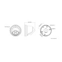 Hikvision DS-2CD2386G2-IU - (2.8mm)(C) -8 Mpix, IP dome ball, IR 30m, WDR, AcuSense