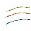 LOXONE 200301 Dvoužilový kroucený kabel oranžová/bílá (100m)