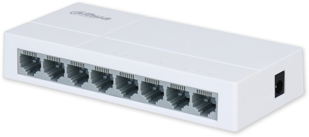 Dahua PFS3008-8ET-L-V2 switch, 8x 10/100Mb, desktop, V2