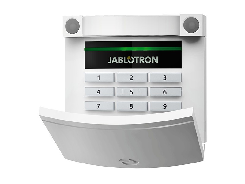 JABLOTRON JA-153E-WH* - bílá bezdr. příst. modul klávesnicí a RFID