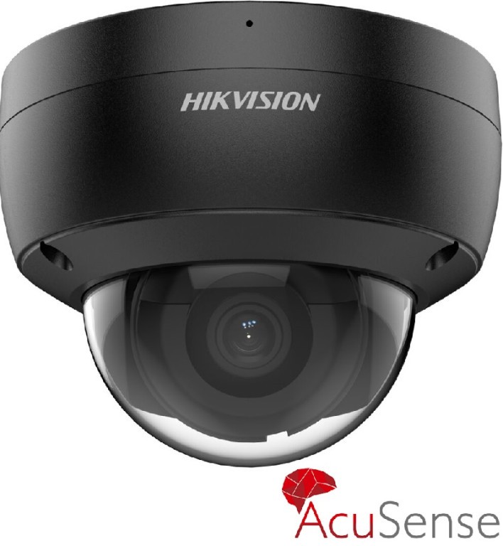 Hikvision DS-2CD2143G2-IU - (2.8mm)(BLACK) 4Mpix, IP dome, IR 30m, WDR, mikrofon, AcuSense