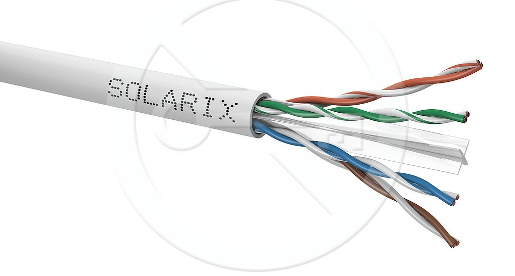 Solarix SXKD-6-UTP-PVC, 500m/cívka, Eca