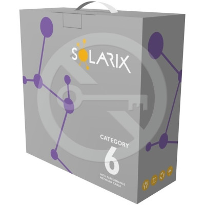 Solarix SXKD-6-UTP-LSOH, 100m/box, Dca-s2,d2,a1