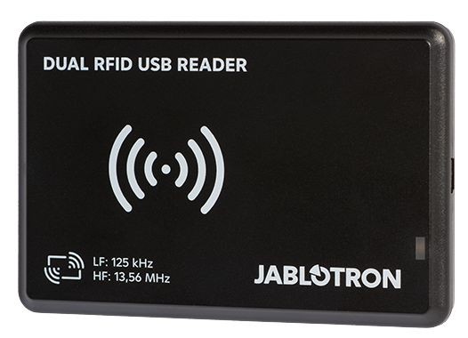 JABLOTRON JA-191T duální RFID USB stolní čtečka