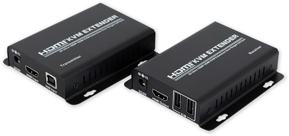 RX corp. RX-H51060 HDMI a USB extender, FHD rozlišení, UTP cat5e/6, dosah 60 m, aktivní
