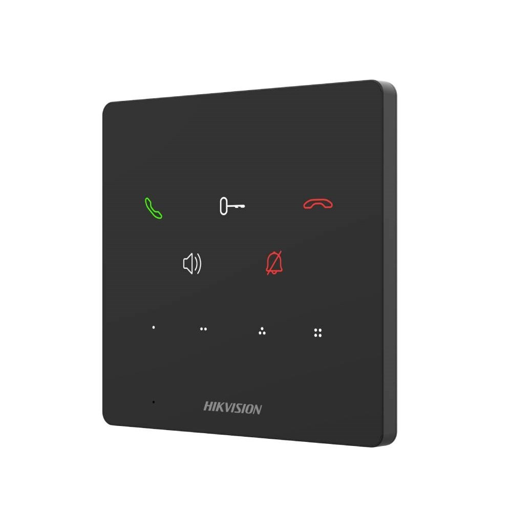 Hikvision DS-KH6000-E1 IP audio telefon, LAN, černý, tlačítkové ovládání