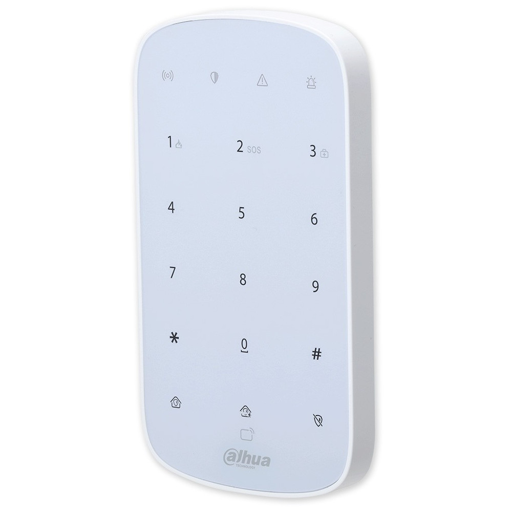 Dahua ARK30T-W2(868) AirShield bezdrátová dotyková klávesnice, LED indikace, teploměr