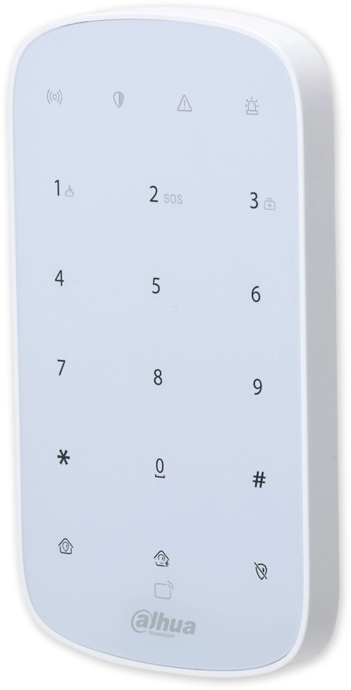 Dahua ARK30T-W2(868) AirShield bezdrátová dotyková klávesnice, LED indikace, teploměr