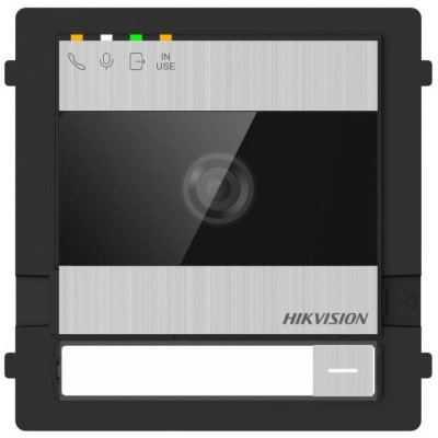 Hikvision DS-KD7003EY-IME2 řídící modul s kamerou a 1 tlačítkem, 2-vodič analog. systém, nerez