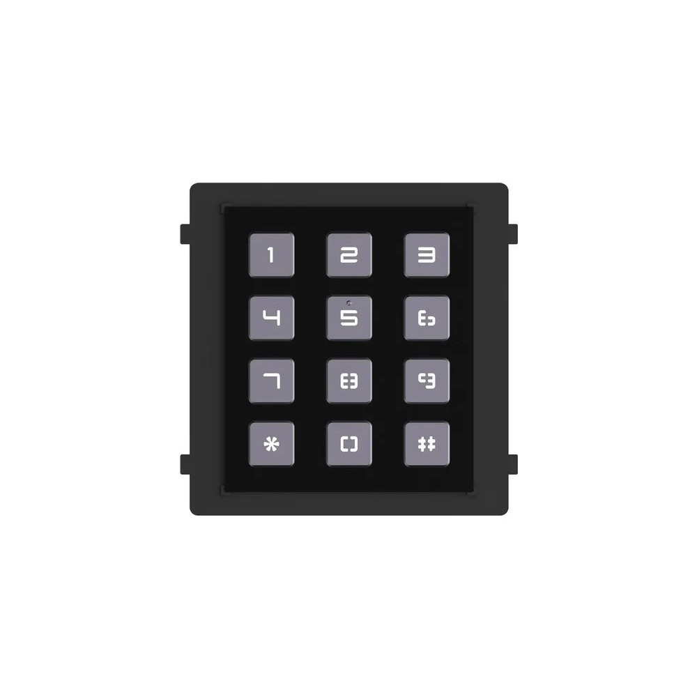 Hikvision DS-KD-KP/black modul s číselnou klávesnicí, černá, 2. gen.