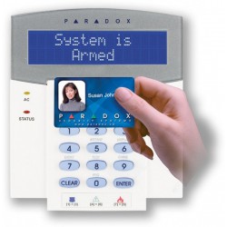 PARADOX K641R - (0702-189) - LCD klávesnice ACCESS se zabudovanou čtečkou karet