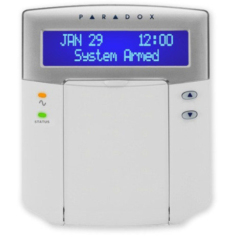 PARADOX K32LCD+  - (1408-013) - LCD klávesnice, CZ, 16 znaků, 2 řádky, modré podsvícení