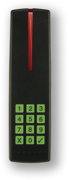 PARADOX R915 - černá - (0702-224) - čtečka karet s kláves. INDOOR/OUTDOOR
